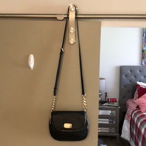 Michael Kors black cross body bag